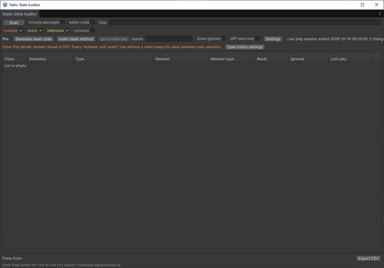 Static State Auditor Pro screenshot 3